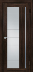 Дверь PSL-41 / Цвет Сан-ремо шоколад / белый сатинат / Двери PROFILO PORTE