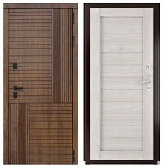 Купить Входная дверь термо Авеста - ЛУ 21 экошпон капучино