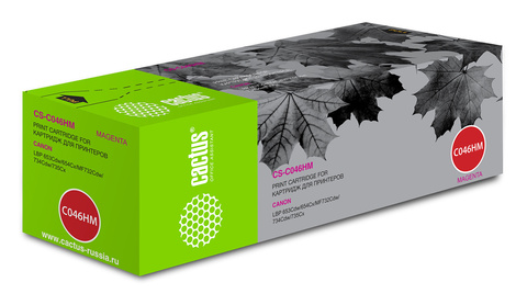 Картридж лазерный Cactus CS-C046HM 046 H M пурпурный (5000стр.) для Canon LBP 653Cdw, 654Cx, MF732Cdw, 734Cdw, 735Cx