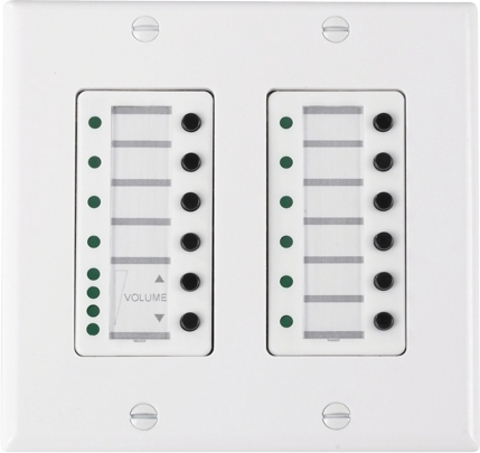 Dynacord PWS-6 монтируемый в стену модуль. 6 кнопок управления.