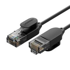 Кабель  UGREEN NW122 (70656) CAT 6A Pure Copper Ethernet Cable. Диаметр: 2,8, 10м, черный