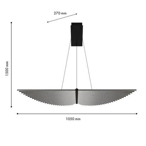 Подвесной светодиодный светильник Favourite Vingar 4381-2P