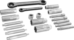 Jonnesway AL010073 Набор приспособлений для демонтажа гаек штоков амортизаторов 49442