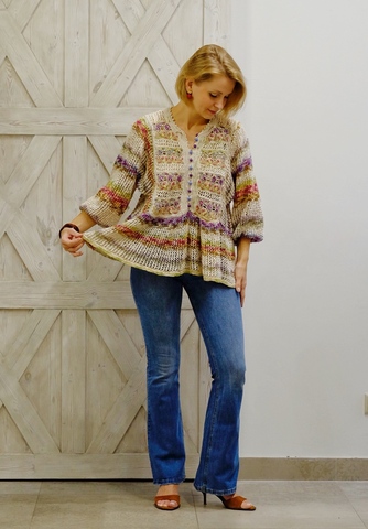 Описание модели HIPPIE Shirt (автор Лена Родина)