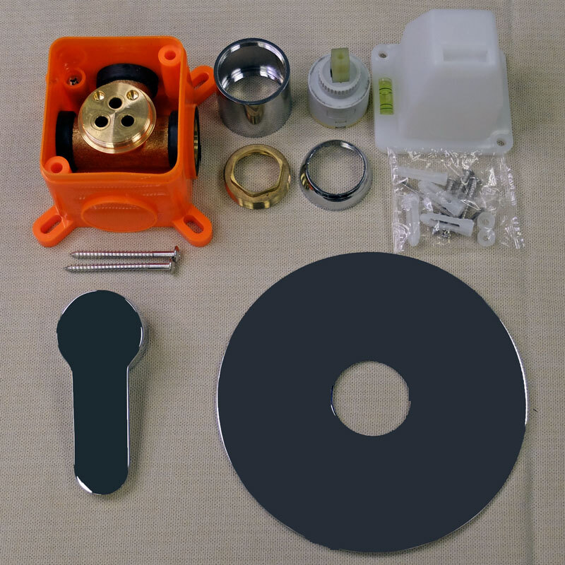 смеситель встройка MVL круглый хром