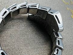 Кольцо ЗМЕЯ-SERPENTI одинарное с камнями на голове lux качество VGOLD цвет белое/розовое золото