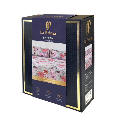 Постельное бельё LaPrima «Розалина» люкс-сатин (2 сп) - купить 8