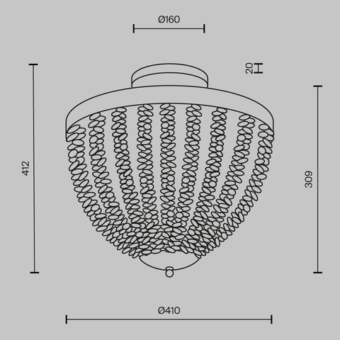 Потолочная люстра Maytoni Intrigue MOD440CL-03BS