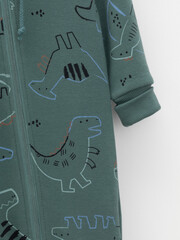 комбинезон  для мальчика  КР 6552/темно-зеленый 5611 Н019 к604