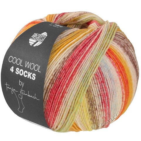Lana Grossa Cool Wool Print 4 Socks 7770