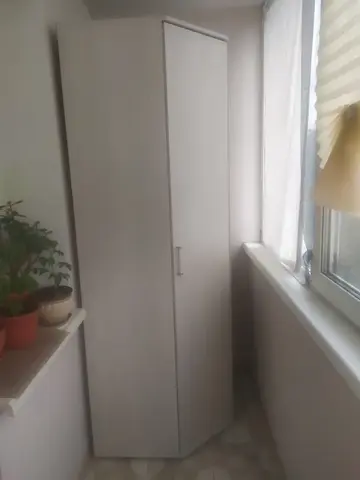 Шкаф угловой Белла ясень белый