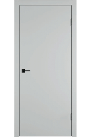 Межкомнатная дверь ВФД BASIC Emalex Steel ABS black (3П3м1) матовый