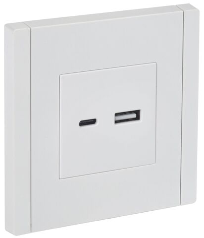 FORTE&PIANO Роз. USB A+C 3,1А FP250 бел. IEK