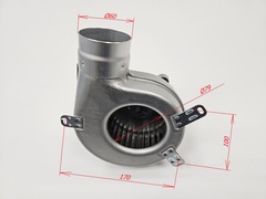 Вентилятор SOHON для BAXI Eco Classic/Eco Classic+/Eco Nova (10-24кВт) (арт. 63111300821P-1_н/о)