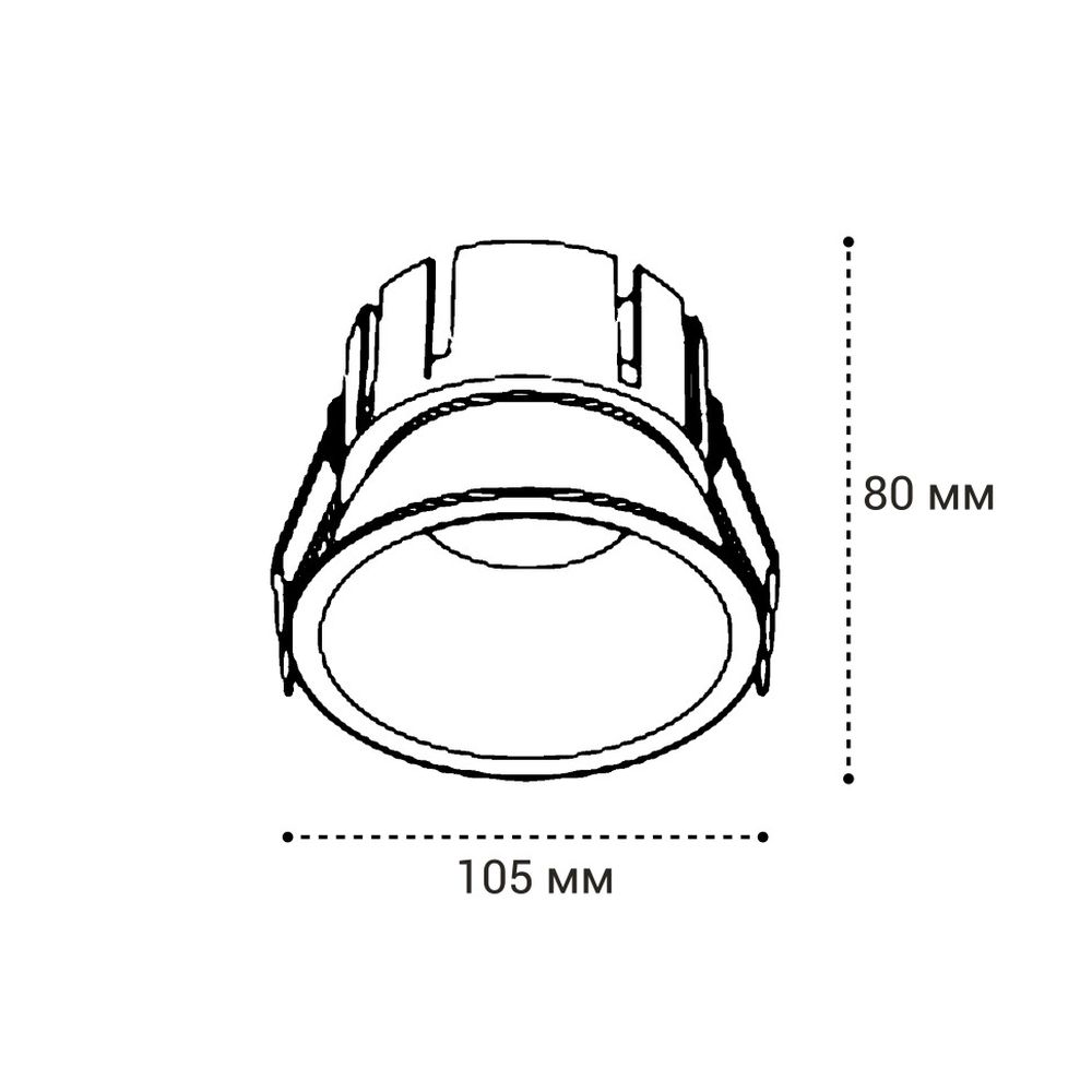Встраиваемый светильник Italline IT06-6032 white 4000K