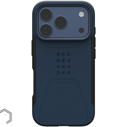 Чехол Uag Civilian Case для iPhone 17 Pro, Синий | Mallard