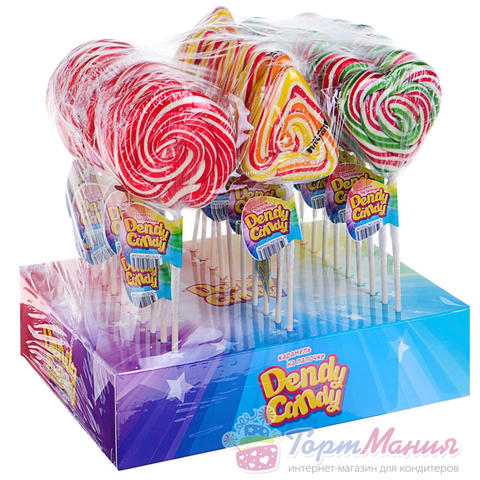 Леденцовая карамель на палочке Dendy Candy «Микс Твист», 30 г