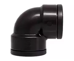 Колено 3" ВР пластик
