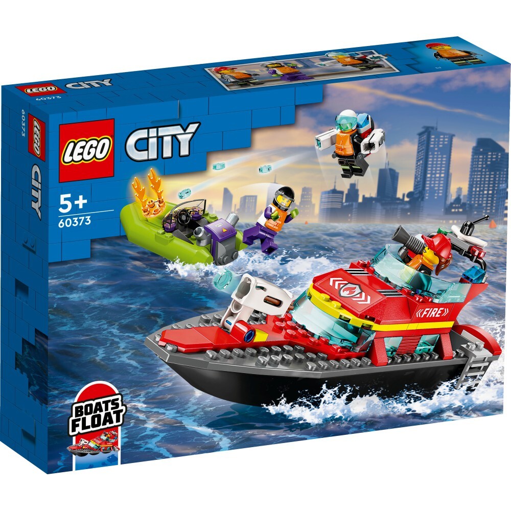 LEGO City — Пожарная лодка 60373 – купить за 2 428 ₽ | Yomamaz (Ёмамаз) -  европейский супермаркет. Доставка оригинальных товаров из Европы