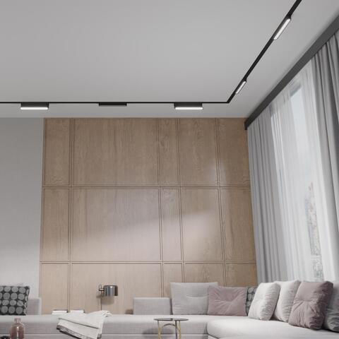 359246 SHINO NT23 047 черный Трековый светильник для низковольтного шинопровода IP20 LED 12W 48V 720Лм 3000К SMAL