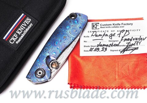 CKF Rampage Full Dress knife (Timascus Damascus) 