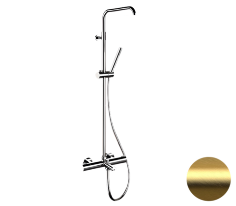 REMER EQ34A7MMSSOFBG Душевая система для ванны термостатическая (душ головка заказывается отдельно)