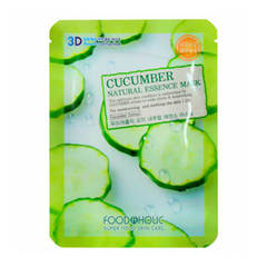 Тканевая маска с экстрактом огурца FOODAHOLIC Cucumber Natural Essence 3D Mask