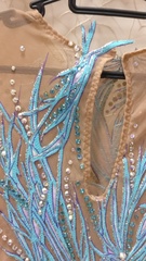 Купальник для художественной гимнастики б/у р.32