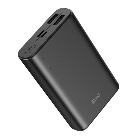 Внешний аккумулятор WiWU JC-05 (10000 mAh, 2 USB, PD, QC 3.0) черный