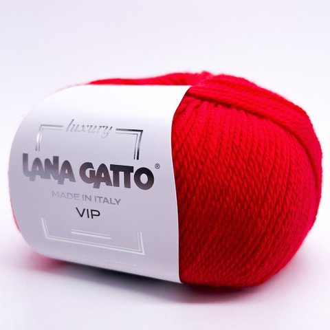 Пряжа Lana Gatto VIP 1010 красный