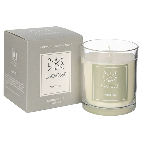 Свеча ароматическая 60ч Ambientair Lacrosse Белый чай