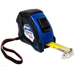 Рулетка КОБАЛЬТ Комфорт 5м x 25мм обрезиненный корпус (автостоп, магн. крючок, матов. покр (646-799)