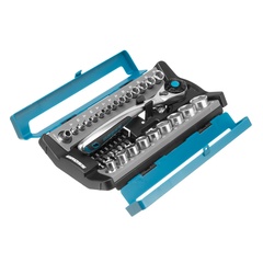 14143 Набор торцевых головок, трещотка 120 зубьев, 41 предм