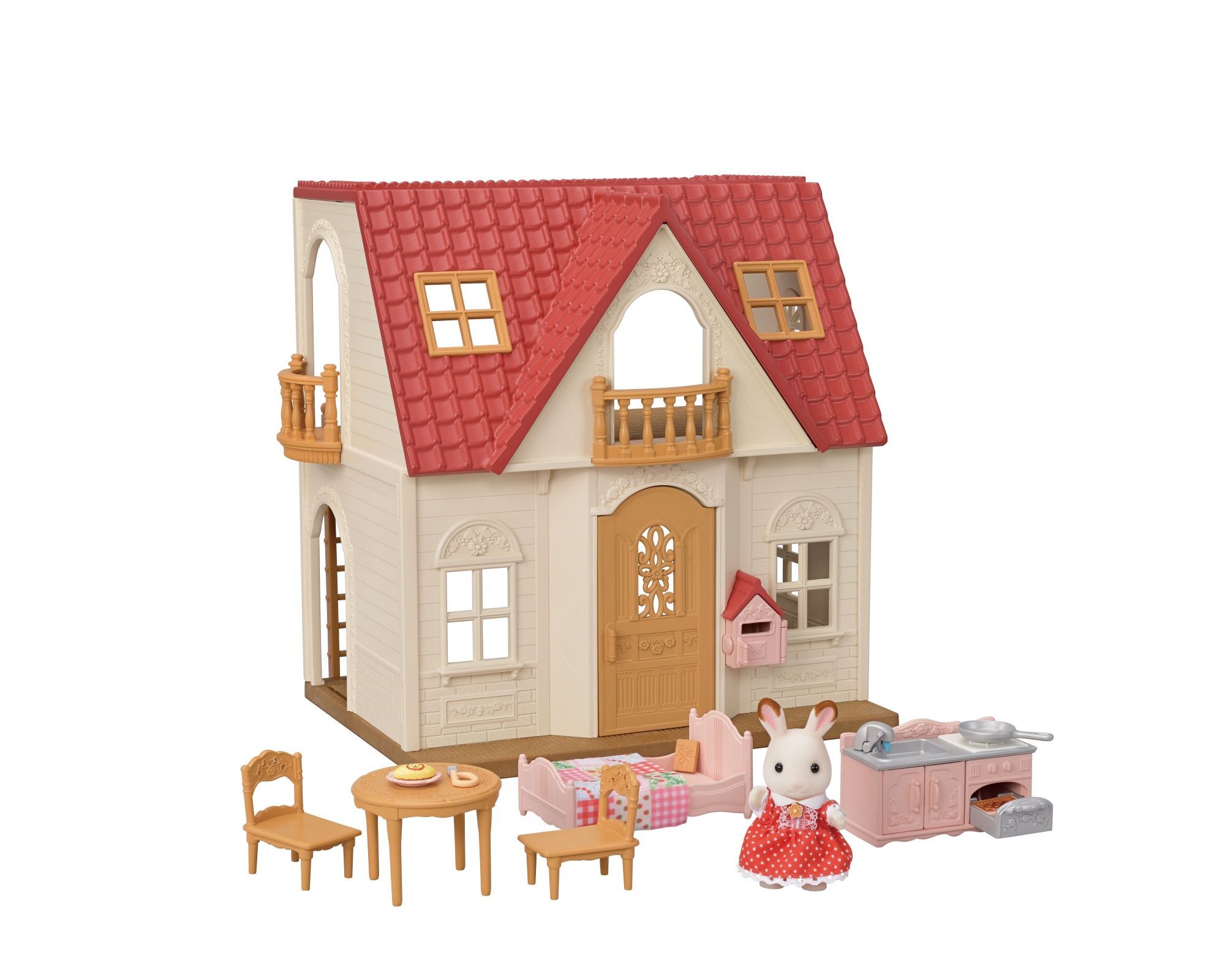 Игровой набор Sylvanian Families - Red Roof Cosy Cottage - Уютный загородный  дом с красной крышей - Сильвания Фэмили 5567 купить в Москве | Доставка по  России.