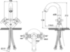 Смеситель для раковины Kaiser Cross 41011-1