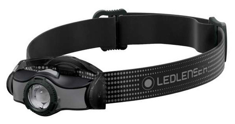 Фонарь налобный Led Lenser MH5, чёрный/серый, светодиодный, 400lx (502147)