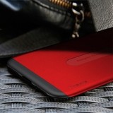 Чехол-кошелек с визитницей - кармашком для карт Baseus Card Pocket для iPhone X, Xs (Красный)