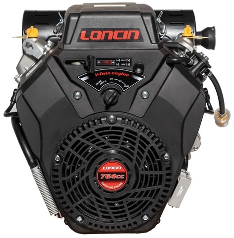 Двигатель LONCIN LC2V80FD, 30 л.с.,катушка 20А, D25 мм, электростартер