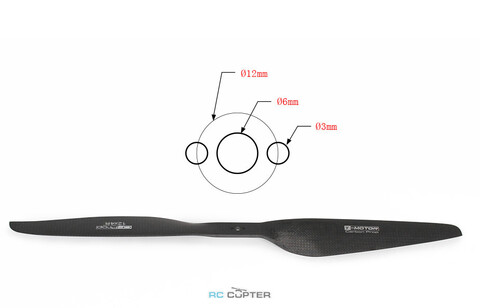 Пропеллер карбоновый P 13x4.4 T-Motor (пара)