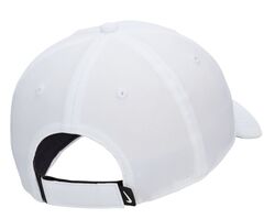 Теннисная кепка Nike Dri-Fit Club Structured Swoosh Cap - white/black