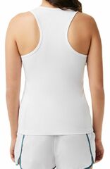 Топ теннисный Lacoste Sport Slim Fit Ribbed Tank Top - white
