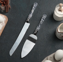 Набор кондитерский «Стиль», 2 предмета: лопатка 25 см, нож 31 см