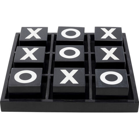 Объект декоративный Tic Tac Toe Black/White