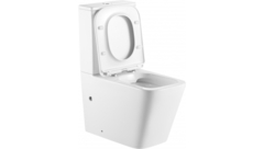 Унитаз напольный безободковый Triton-Pro Corso CO-3006, сиденье микролифт, 640 x 360 мм