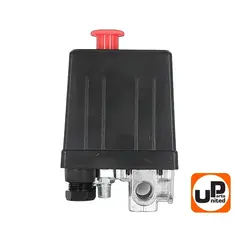 Реле давления UNITED PARTS для компрессора, 4 выхода, 220В, резьба внутренняя 1/4