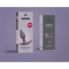 Анальный стимулятор Bootie Fem от Fun Factory (темно-серый)