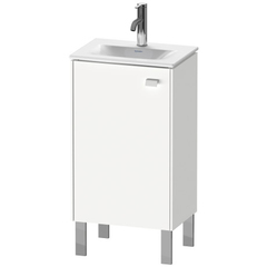 Duravit Brioso Тумба напольная  под раковину  # 073345, с 1 стеклянной полкой, 1 дверца, петли справа, 685x440x310мм, цвет White High Gloss BR4508R2222 фото