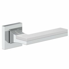 Ручка дверная Bravo Z-999 C/PW Хром/Белый