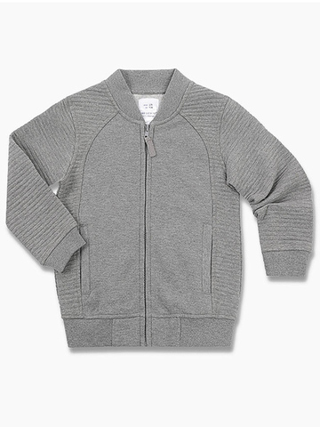 BAC004709 Пиджак для мальчиков, серый меланж