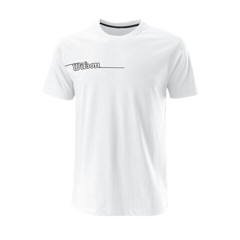 Футболка теннисная Wilson Team II Tech Tee Men - whit